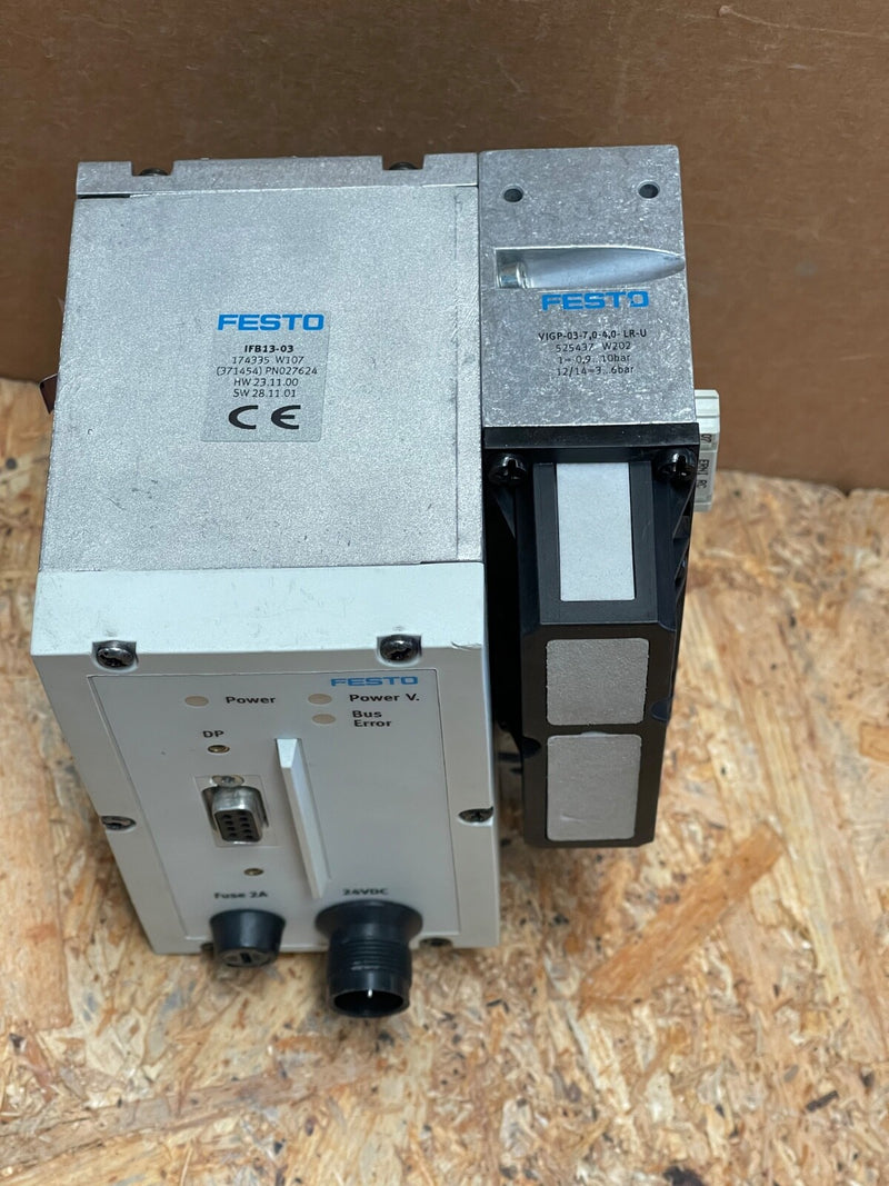Festo Profibus Module Festo – 174335 – IFB13‑03 PROFIBUS Peripheral Node (Valve Terminal Mod ...