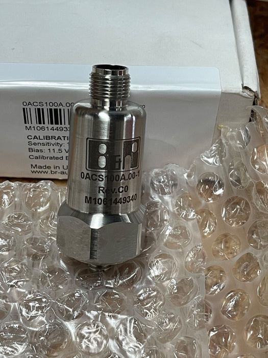 B&R (ABB/B&R) – 0ACS100A.00‑1 – 100 mV/g Top‑Exit Accelerometer Sensor, IP67