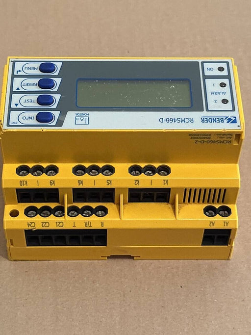 BENDER RCMS460-D-2 Differenzstromauswertgerät / Residual Current Evaluator