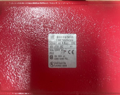Bernstein, SI2-U2Z-AK R-RAST Rope pull switch SI2-U2Z AK 601.5735.002 10A/500VAC