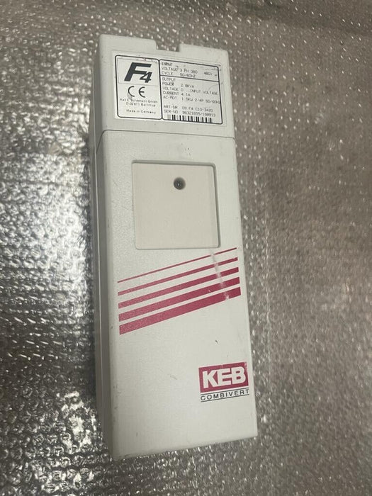KEB COMBIVERT F4 - 09.F4.C10-3420 - 380-480V / 1.5KW AC Speed Drive