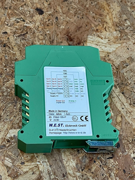 W.E.ST. Elektronik - PAM-199-P - Universal Power Amplifier for Proportional Val.