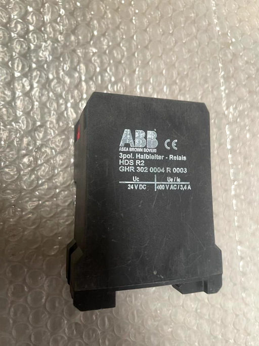ABB HDS R2 3Pole Relay GHR 302 0004 R 0003
