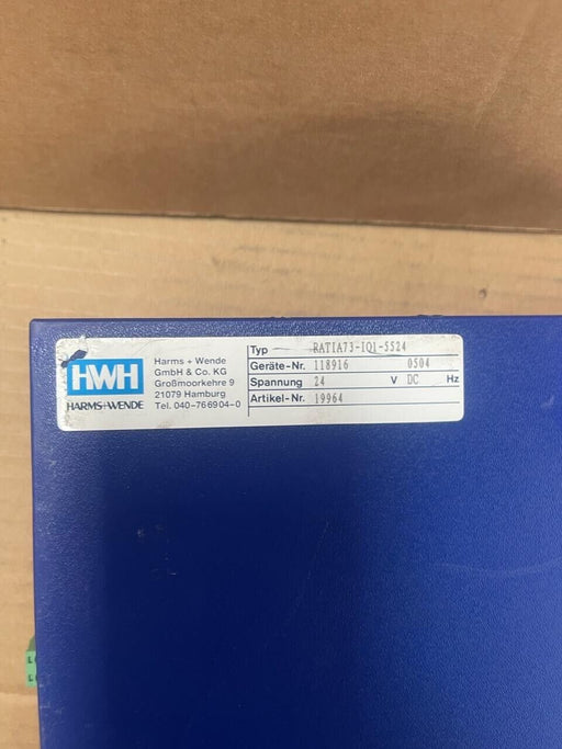 HWH Harms+Wende - RATIA73-IQI-5524 - 19964 - Control Unit