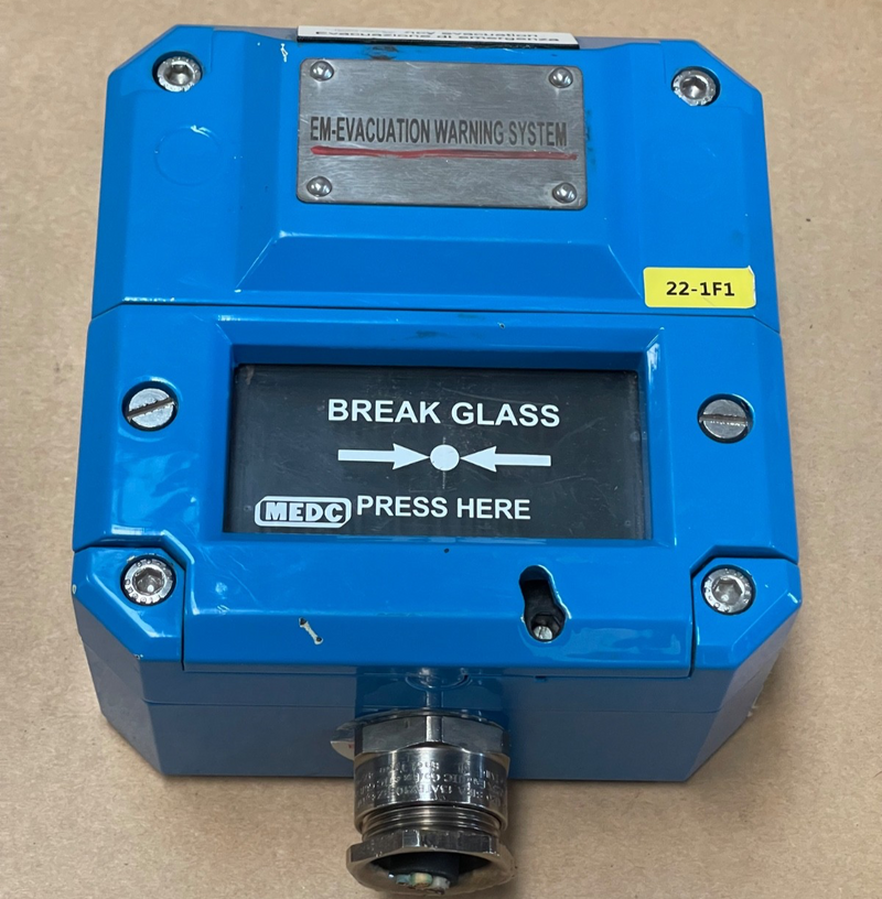 Eaton MEDC BGE Explosion‑Proof Manual Call Point / Break‑Glass Alarm