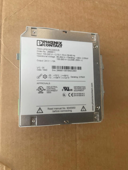 Phoenix Contact - 2866611 - TRIO-UPS/1AC/24DC/5 - Uninterruptible power supply