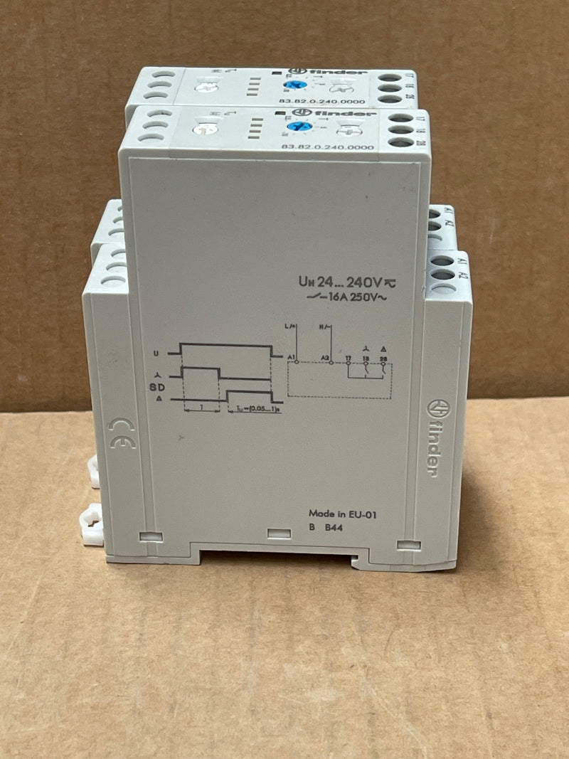 Finder – 83.82.0.240.0000 – 24‑240 V AC/DC Timer Relay (0.05 s–10 days)