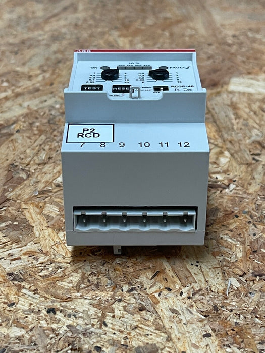 ABB – RD3P‑48 – Residual Current Monitoring Relay, 12–48 V AC/DC