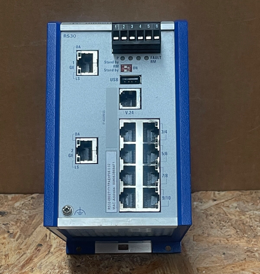 Hirschmann – RS32‑0802T1T1TPAEHF05.0.02 – Managed DIN‑Rail Ethernet Switch
