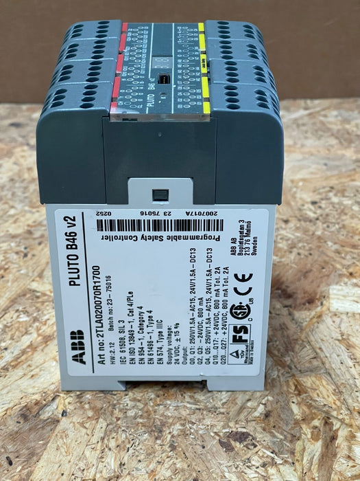 ABB – 2TLA020070R1700 – Pluto B46 v2 Safety Programmable Controller, 24 V DC