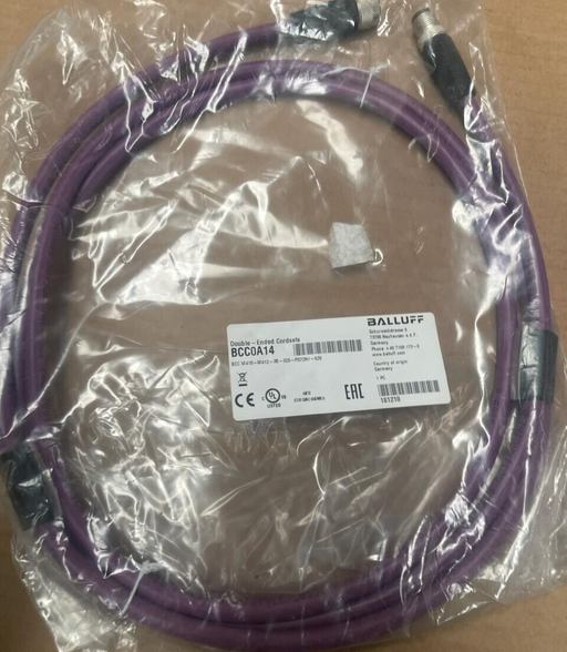 BALLUFF - BCC0A14 - BCC M415-M412-3B-329-PS72N1-020 - Double - Ended Cordsets