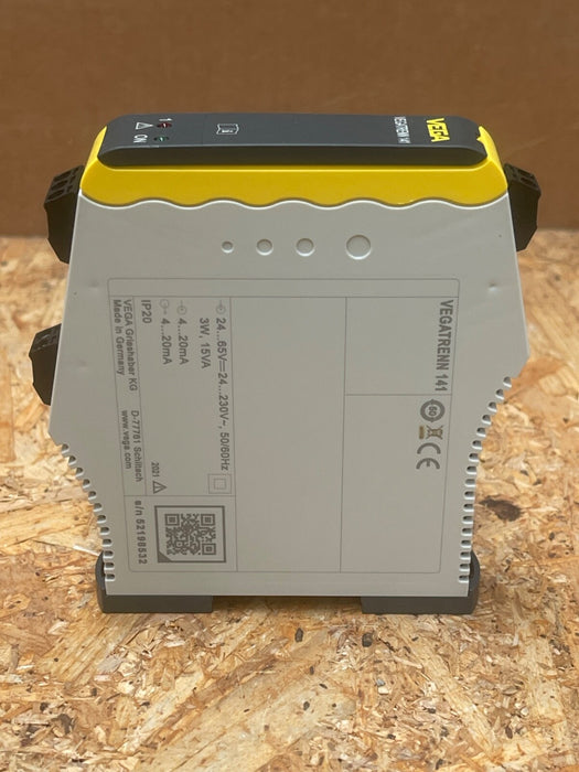 VEGA – VEGATRENN 141 – Single-Channel HART Signal Barrier, Loop‑Powered, Ex‑Rate