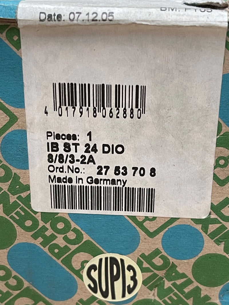 Phoenix Contact – 2753708 – INTERBUS‑ST I/O Module IB ST 24 DIO 8/8/3‑2A