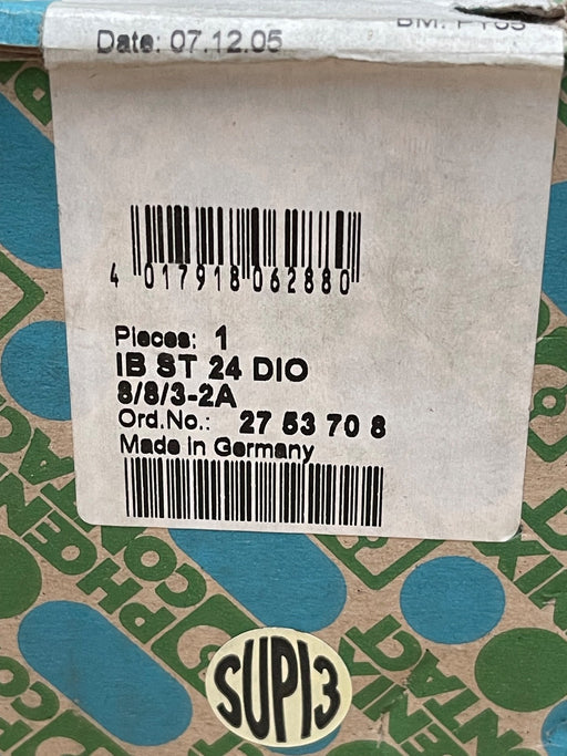 Phoenix Contact – 2753708 – INTERBUS‑ST I/O Module IB ST 24 DIO 8/8/3‑2A