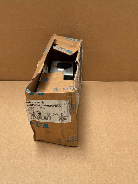 Eaton – MSC‑D‑10‑M9 – DOL Motor Starter 6.3‑10 A Overload, 24 VDC Coil