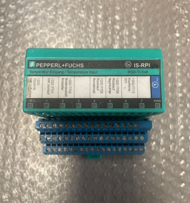 PEPPERL+FUCHS, RSD-TI-Ex8 Part No.: 39072 Temperature Converter with RS-TB-EX.8C