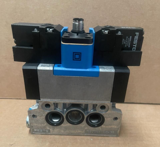 Festo - MEBH-5/3G-D-1-ZSR-C 184498 Magnetventil + 2x MSEB-3-24DC 373855D