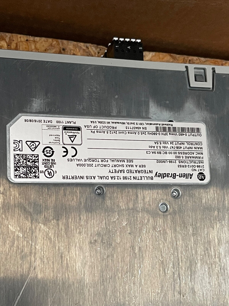 Allen-Bradley - 2198-D012-ERS3 - Kinetix 5700 Dual-Axis Servo Drive, 2×3.4 kW