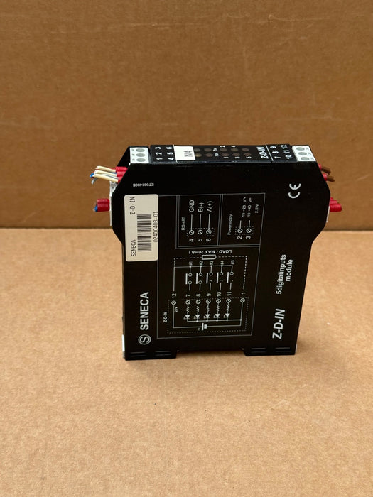 Seneca – Z‑D‑IN – 5‑Channel Digital Input Module, DIN‑Rail, RS‑485 Modbus RTU