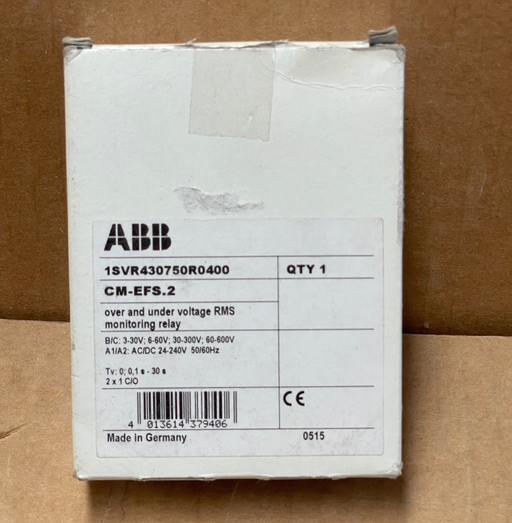 ABB – 1SVR430750R0400 – CM‑EFS.2 Voltage Monitoring Relay 24–240 V AC/DC
