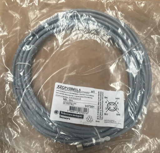 Telemecanique Sensors - XZCPV0941L5 - Pre-wired Connector M8-5m