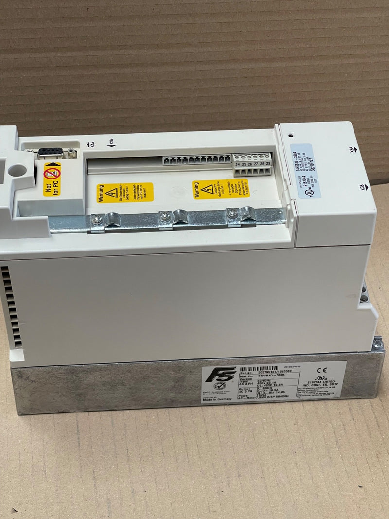 KEB COMBIVERT F5‑B 14F5B1D‑380A Frequency Inverter Drive – 7.5 kW / 16.5 A 3‑P