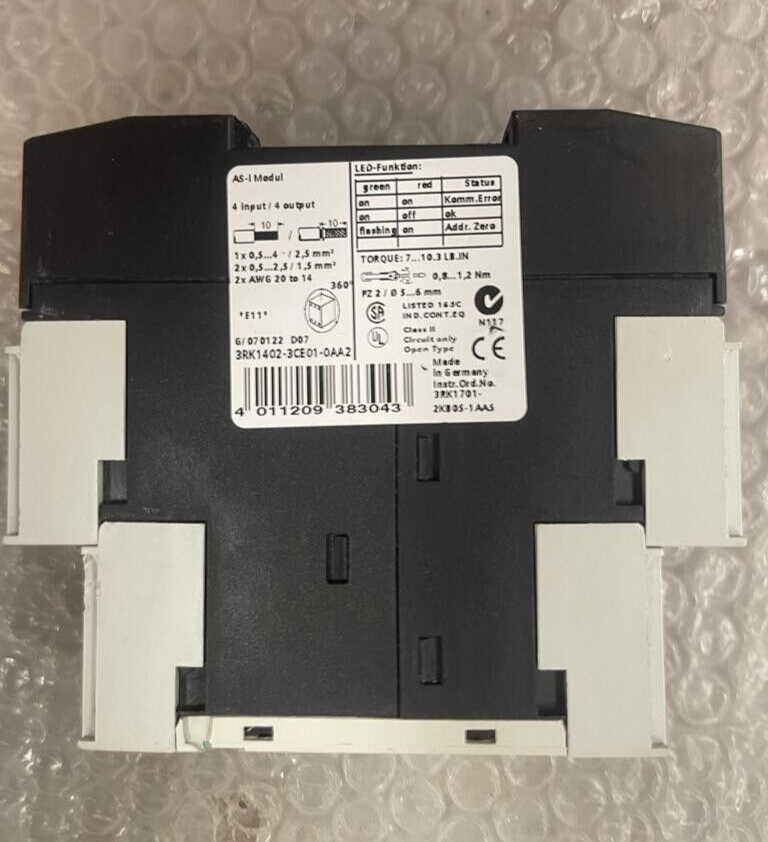 SIEMENS, 3RK1402-3CE01-0AA2, AS-i SlimLine module