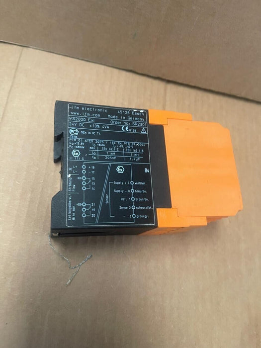 IFM - Control monitor for flow sensors SR2301 VS2000/ 24VDC/EXI/1G