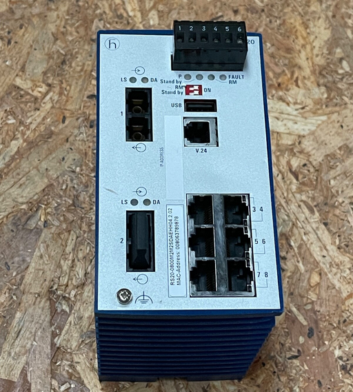 Hirschmann – RS20‑0800M2M2SDAEHH04.2.02 – Managed DIN‑Rail Industrial Ethernet