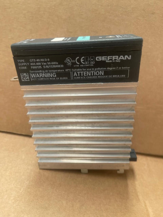 Gefran - GTS-40/48-D-0 - 40A 480V AC Solid State Relay
