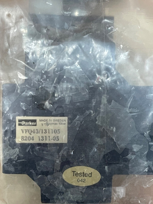 Parker – VFQ43/131105 – VFQ43-A-S-5 Soft‑Start Dump Valve, ½″ NPT, 10 bar