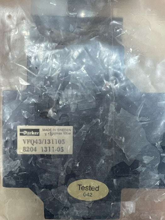 Parker – VFQ43/131105 – VFQ43-A-S-5 Soft‑Start Dump Valve, ½″ NPT, 10 bar