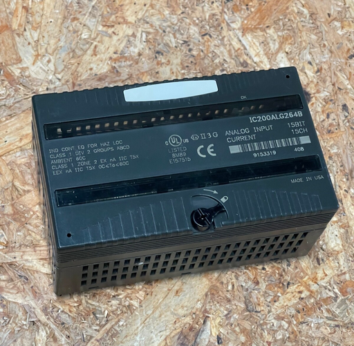 GE Fanuc – IC200ALG264B – VersaMax 15‑Channel 15‑Bit Current Analog Input Rev B
