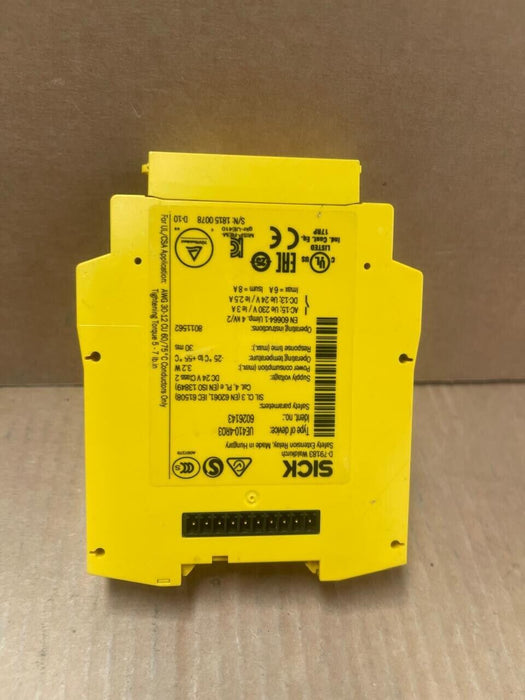 SICK - UE410-4R03 - Safety Relay Module, 24 V DC