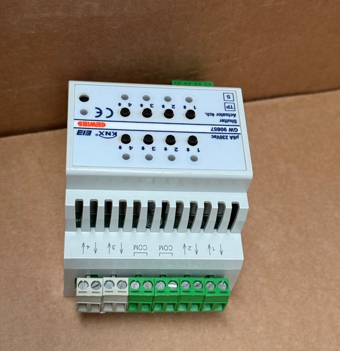 Gewiss – GW90857 – KNX 4‑Channel Shutter/Blind Actuator, 6 A, DIN‑Rail