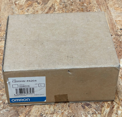 Omron – C200HW‑PA204 – AC 100–120/200–240 V Backplane Power Supply Module, 30 W