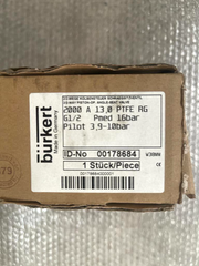 Bürkert 00178684 2000 A 13,0 PTFE RG G1/2 Pmed 16bar Pilot 3,9-10bar