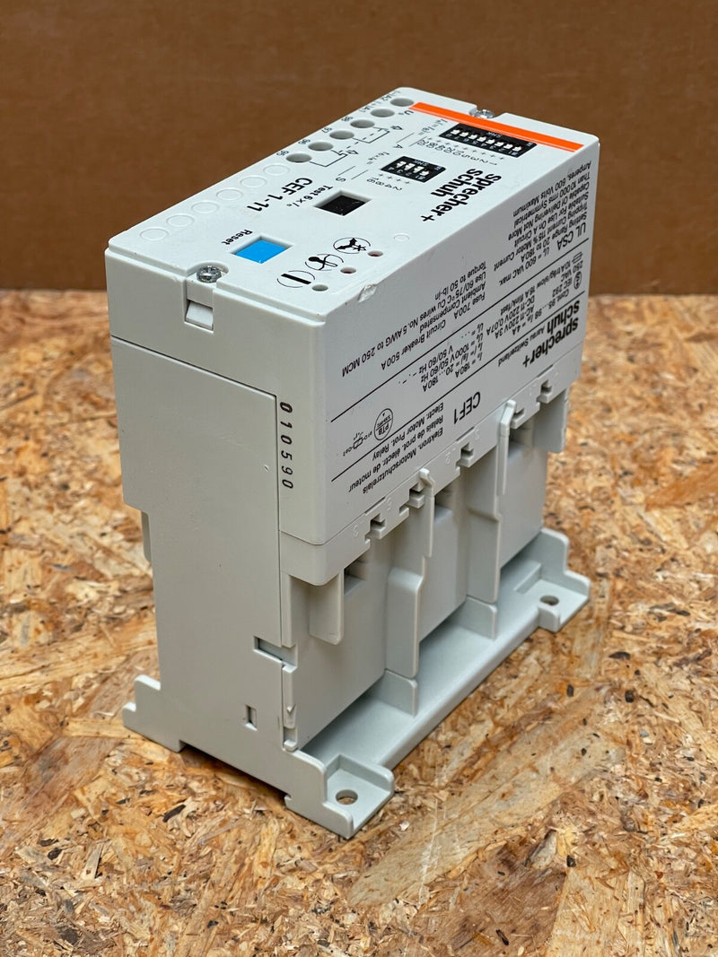 Sprecher & Schuh – CEF1‑11 – Electronic Motor Protector, 0.5–180 A, 240 V AC