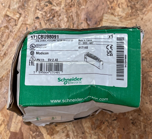 Schneider Electric – 171CBU98091 – Modicon Unity M1E Processor (Momentum)