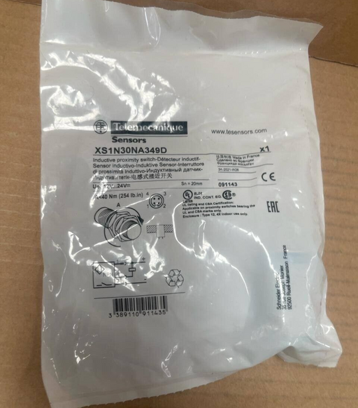 TELEMECANIQUE XS1N30NA349D Inductive Proximity Switch