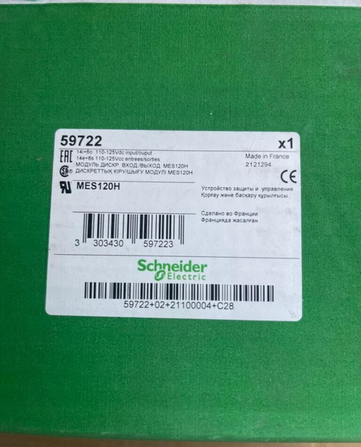 Schneider Electric 59722 MES120H I/O module 14 inputs+ 6 outputs 110...125V DC