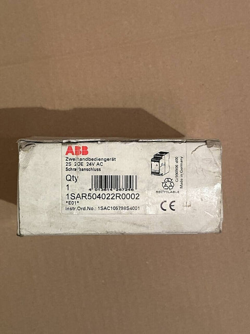 ABB Zweihandbediengerät 1SAR504022R0002 2S 20E 24V AC 