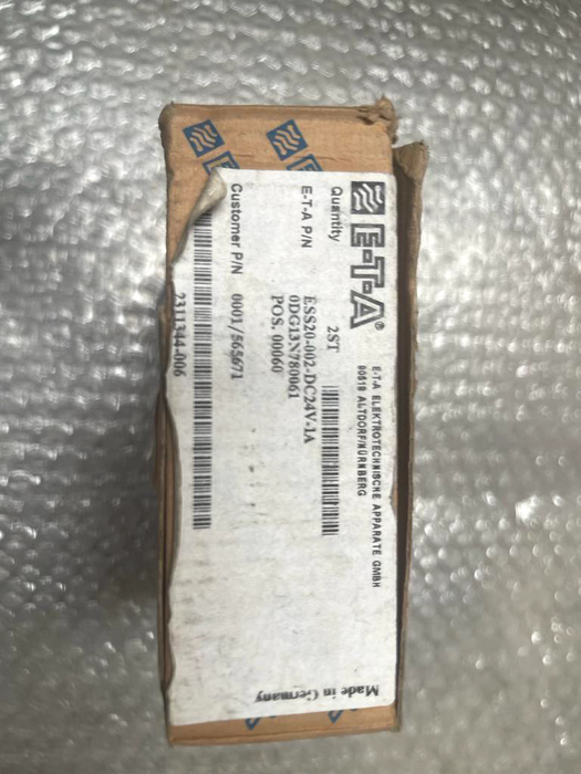 2 x E-T-A ESS20-002-DC24V Control Unit