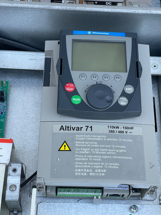 Telemecanique – ATV71HC11N4 – Altivar 71 VFD, 110 kW / 150HP, 380–480 V AC
