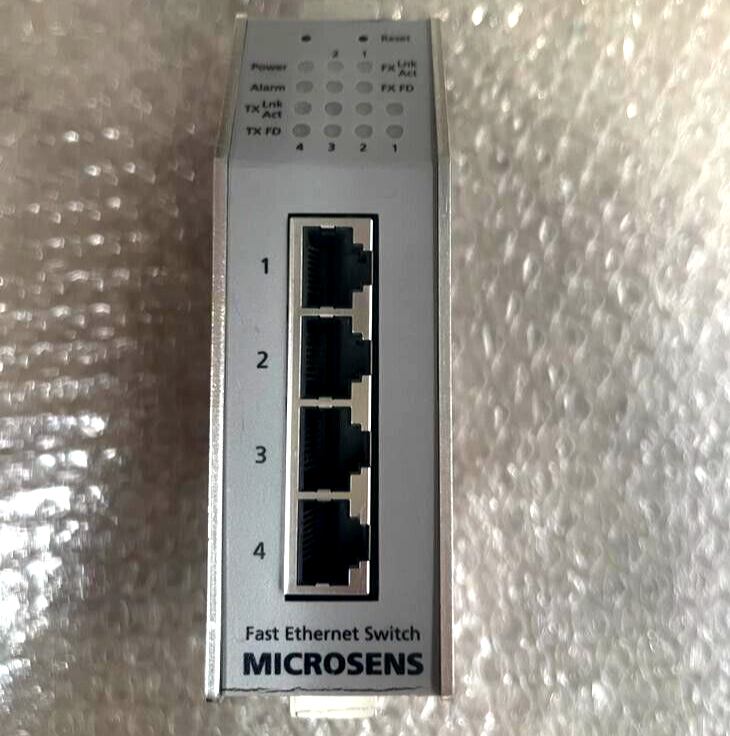 MICROSENS, MS650505M, Industrial Switch Redundant Ring 4x10/100TX 2x100FX 18-36V
