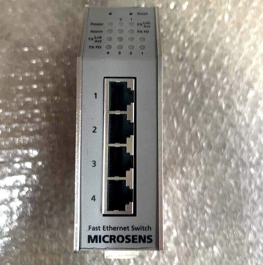 MICROSENS, MS650505M, Industrial Switch Redundant Ring 4x10/100TX 2x100FX 18-36V
