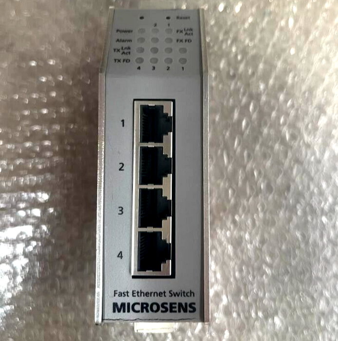 MICROSENS, MS650505M, Industrial Switch Redundant Ring 4x10/100TX 2x100FX 18-36V