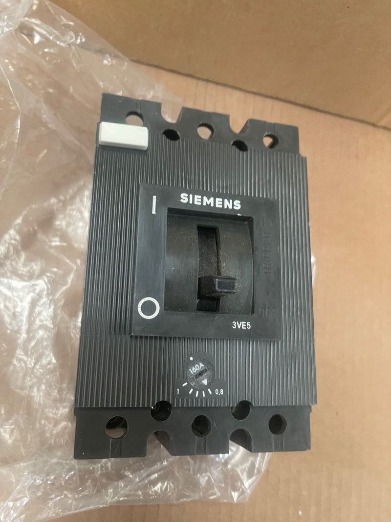 Siemens – 3VE5301-0CV00 – 3-Pole Circuit Breaker / Motor Overload Breaker 125-16