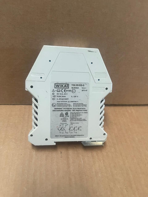 WIKA - T32.3S.0IS-S - Temperature Transmitter PT100 3Wire to 4...20mA HART