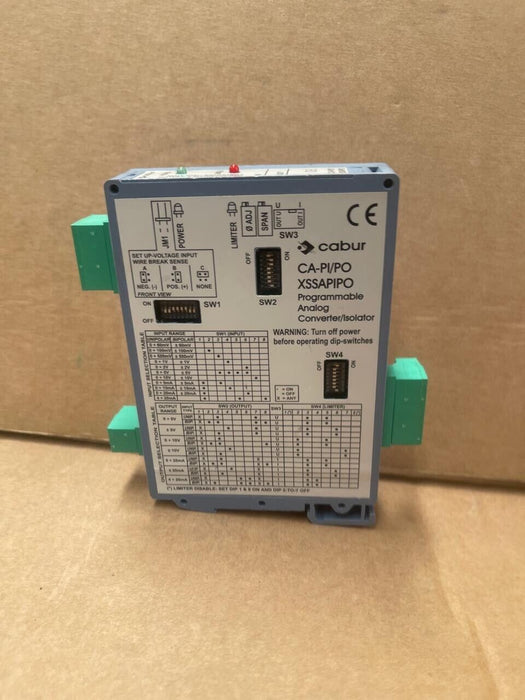 Cabur - CA-PI/PO-XSSAPIPO - Programmable Analog Converter/Isolator
